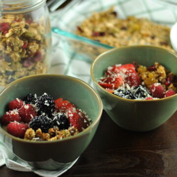 Quick quinoa granola Quinoa Oat Nut and Fruit Granola