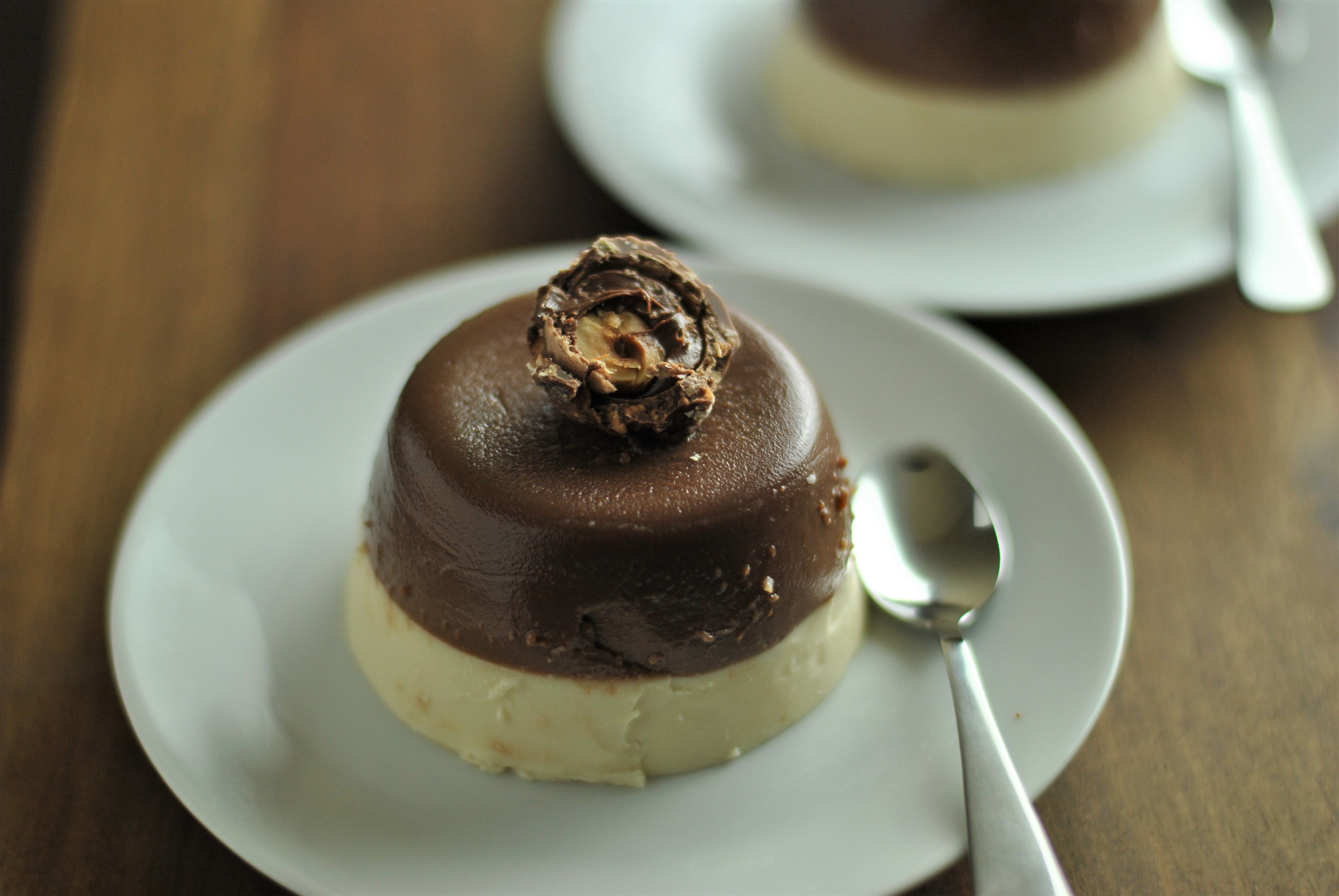 Nutella Vanilla Panna Cotta