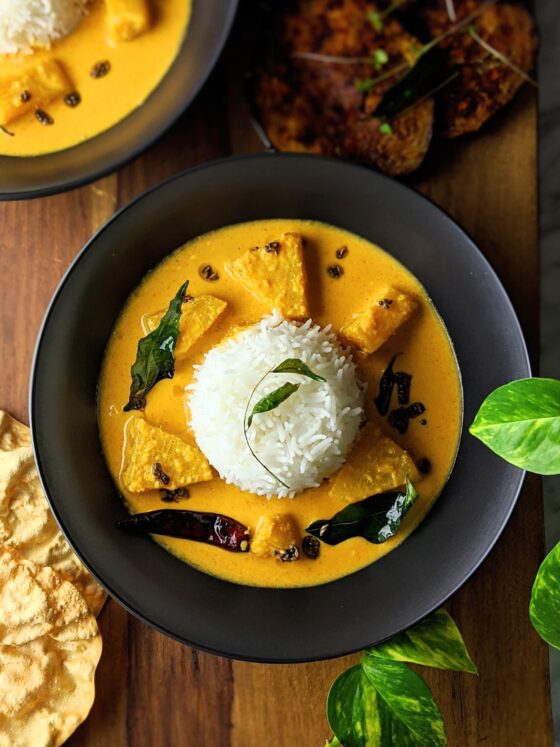 Pineapple Coconut Curry (Kerala Pineapple Pulissery) Lime Thyme