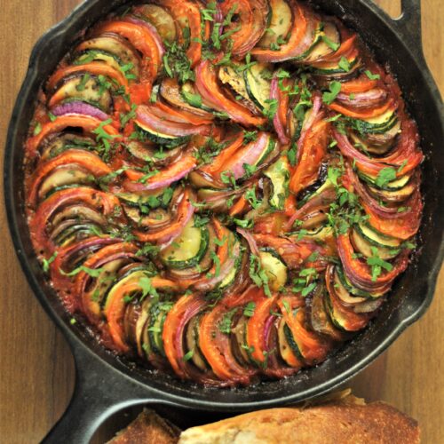 Layered Cheesy Ratatouille