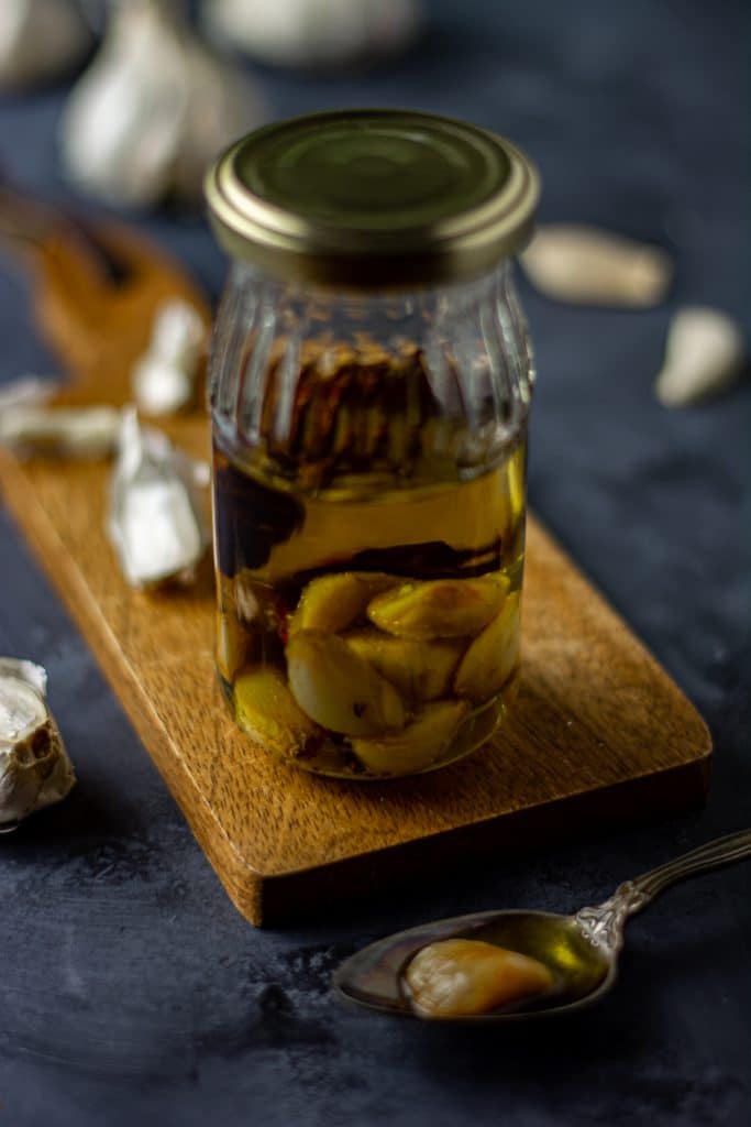 Garlic confit and chili garlic oil-1