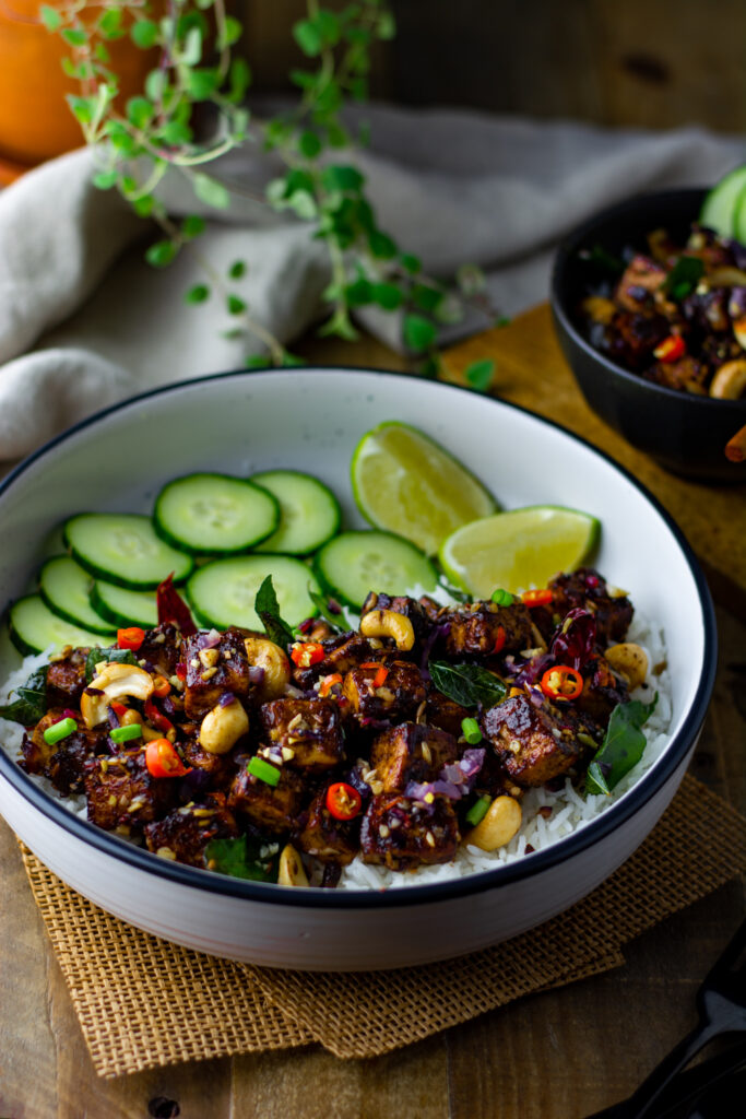 Tamarind tofu ghee roast 1