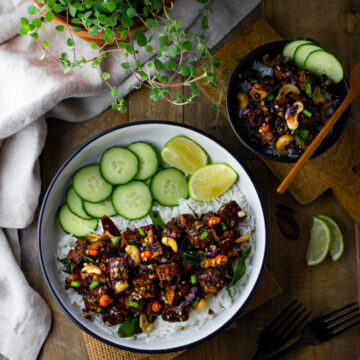 Tamarind tofu ghee roast