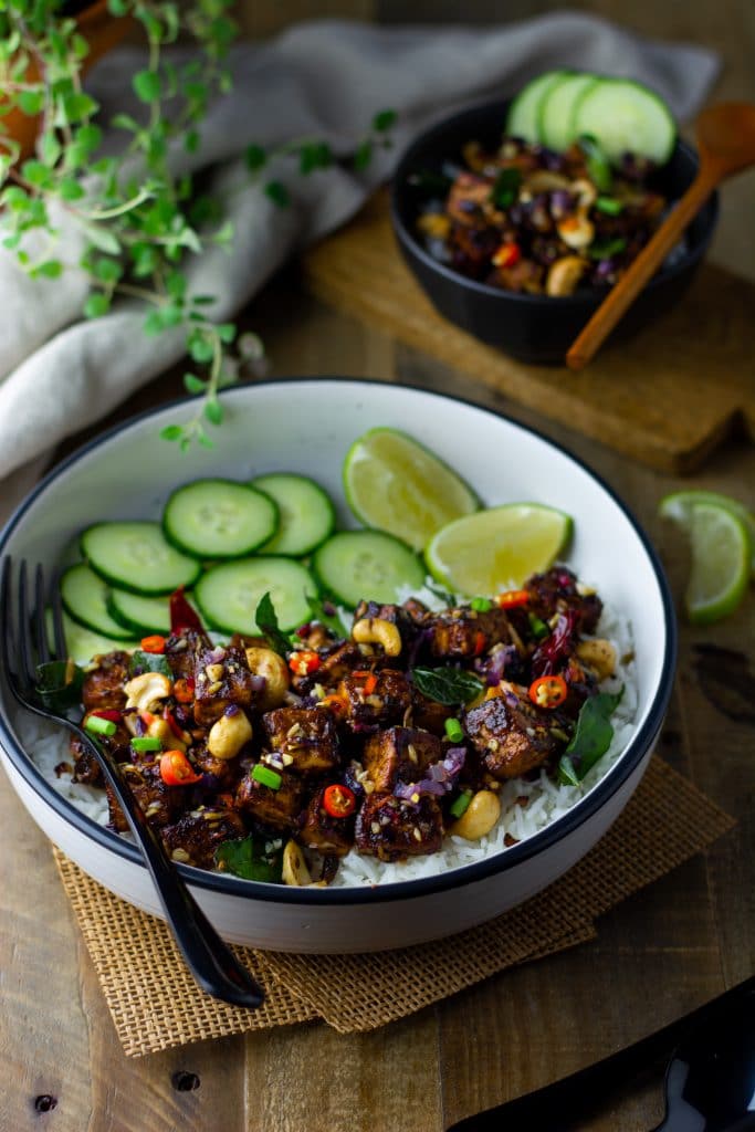 Tamarind tofu ghee roast