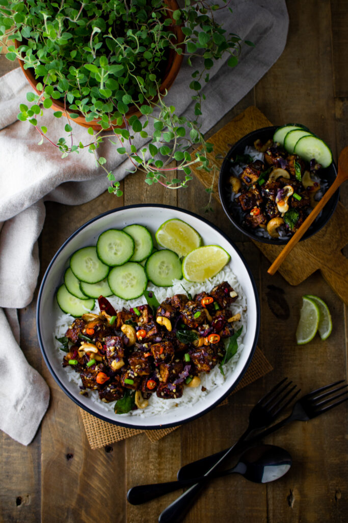 Tamarind tofu ghee roast