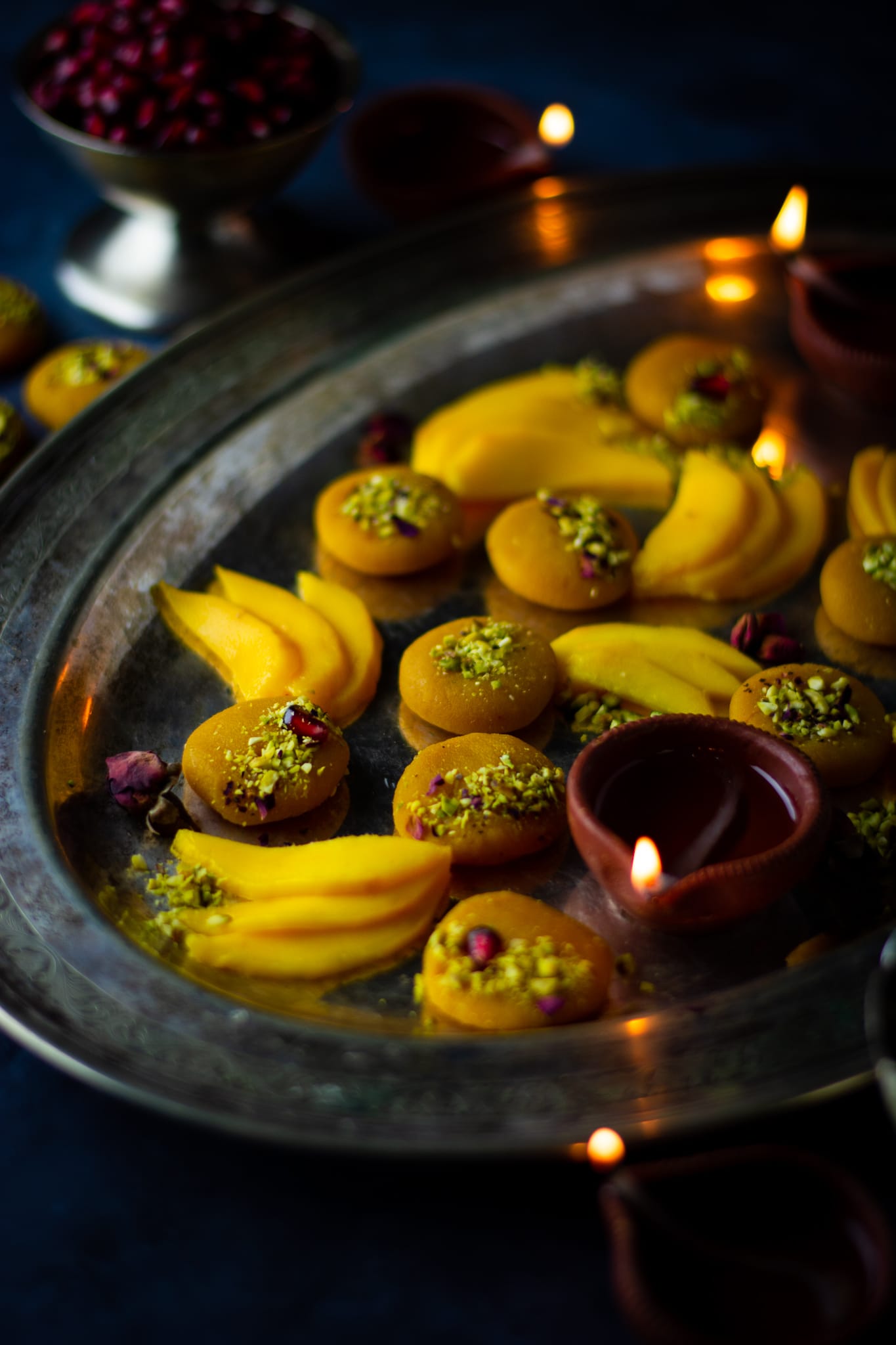 Mango &amp; almond peda (Indian mango almond fudge)-image