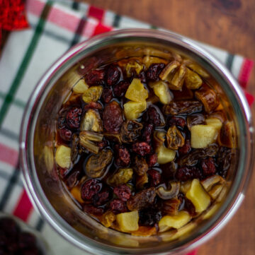 Rum soaked fruits (Christmas fruit cake Part 1) Rum soaked fruits for Christmas cake