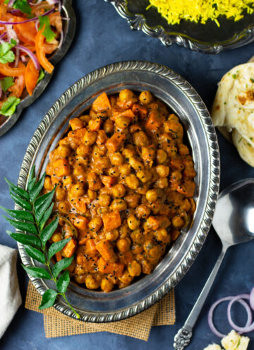 The best south Indian sweet potato chickpea coconut curry 4