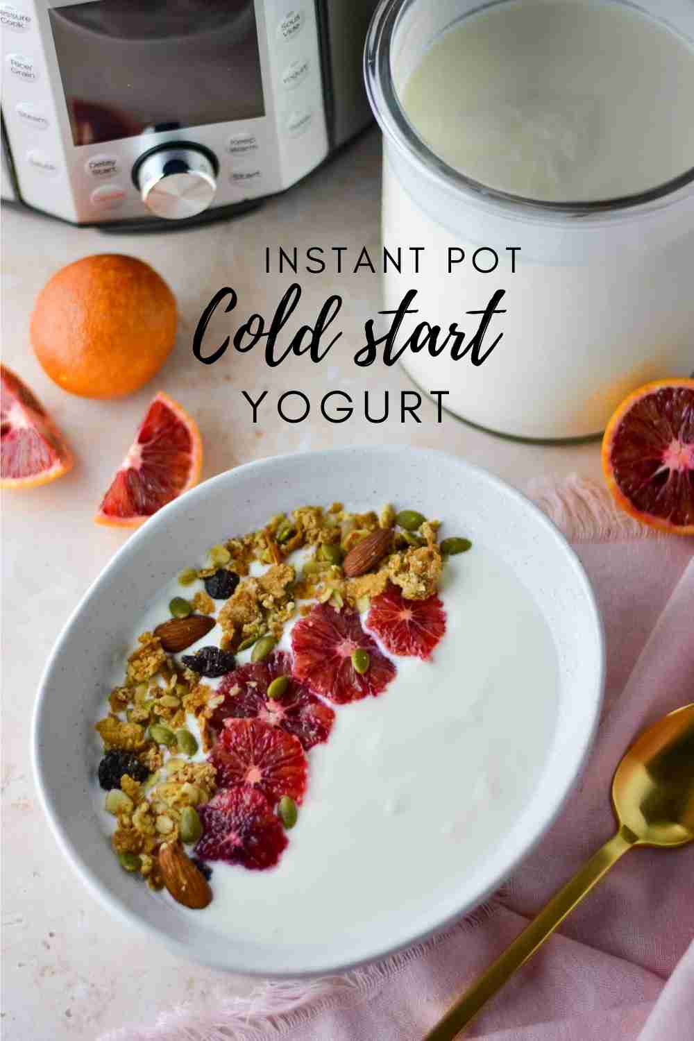 Instant Pot Cold Start Yogurt (no Boil) Lime Thyme