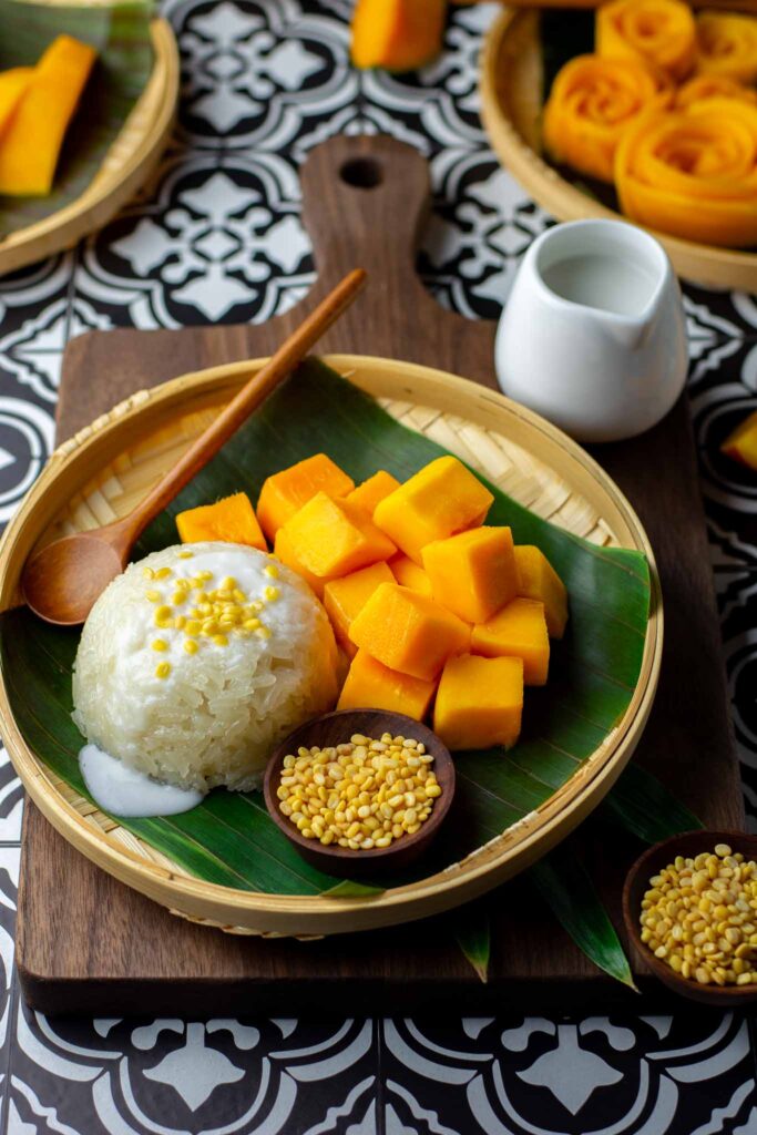 Coconut-Flavored Sticky Rice with Mangoes Recipe