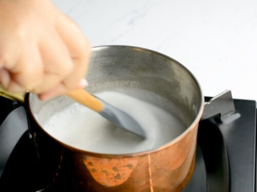 Make salted coconut sauce