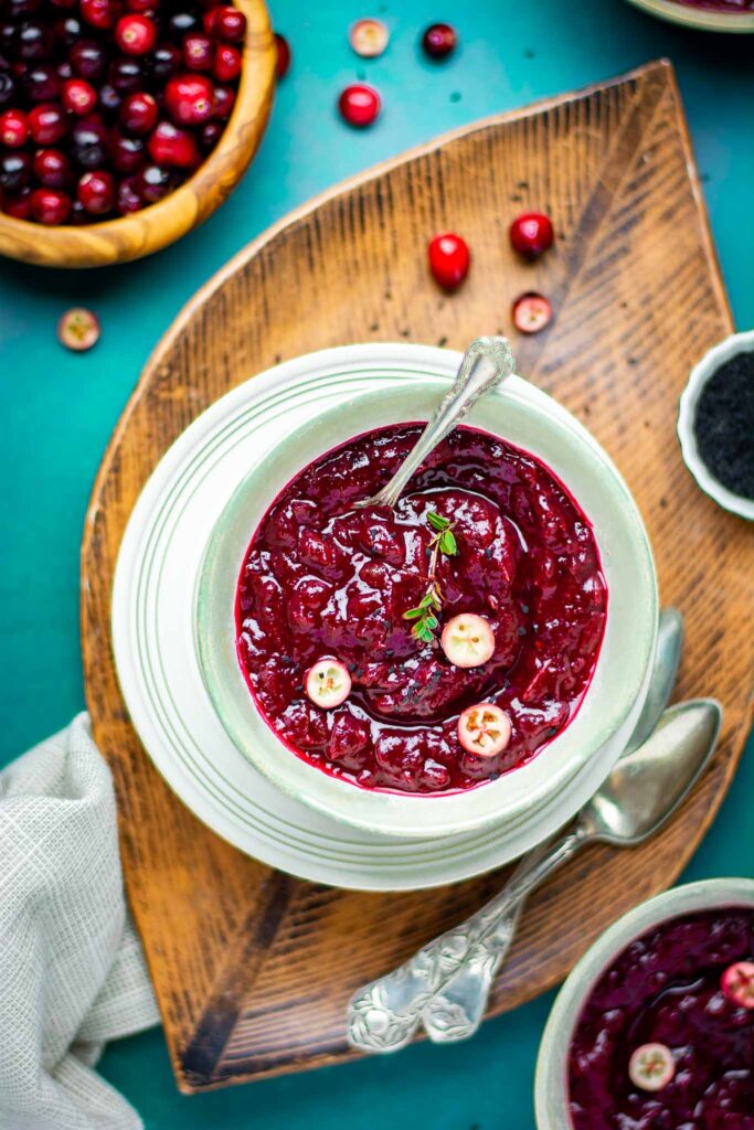 Indian cranberry chutney