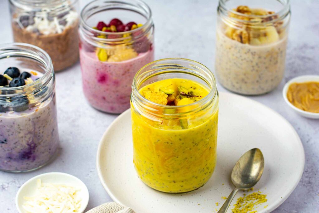 High Protein Overnight Oats 5 Ways Lime Thyme